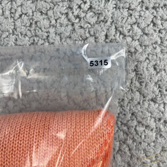 Lavender J Abstract Knit Sweater Womens Small Orange Aztec Quilted - Picture 7 of 7